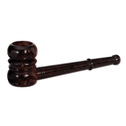 Pipa Shisham in Legno intagliato - 9.5cm