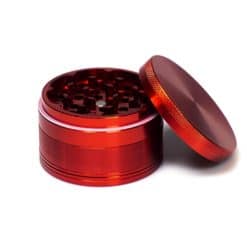 Alternative view of Grinder Rosso in Alluminio - 4 parti 62mm