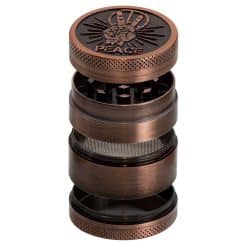 Alternative view of Grinder We Need Peace Bronzo in Alluminio - 4 parti 40mm