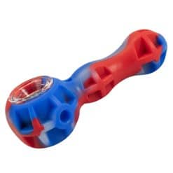 Pipa Rossa e Blu in Silicone - 11cm