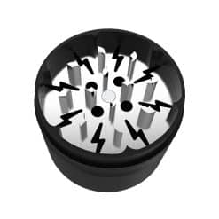 Alternative view of Thorinder Mini Argento in Alluminio - 4 parti 50mm