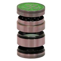 Alternative view of Grinder Amsterdam Om Bronzo e Verde in Alluminio - 4 parti 50mm