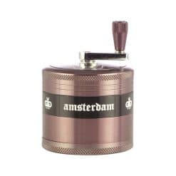 Grinder Amsterdam a Manovella Rame in Alluminio - 4 parti 53mm