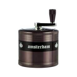 Grinder Amsterdam a Manovella Bronzo in Alluminio - 4 parti 53mm