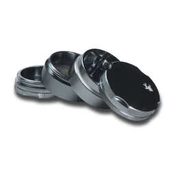 Alternative view of Black Leaf Grinder New Edge Grigio in Metallo - 4 parti 39mm