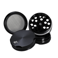 Alternative view of Black Leaf Grinder New Edge Nero in Metallo - 4 parti 39mm