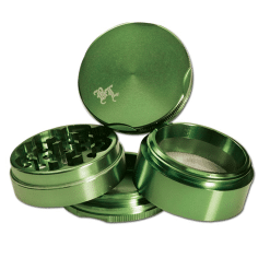 Alternative view of Black Leaf Grinder New Edge Nero in Metallo - 4 parti 50mm