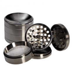Grinder Concavo Grigio in Metallo - 4 parti 56mm
