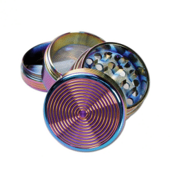 Alternative view of Grinder Iridescente in Metallo - 4 parti 40mm