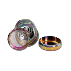 Alternative view of Grinder Iridescente in Metallo - 4 parti 62mm