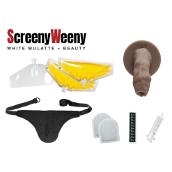 Alternative view of Screeny Weeny 6.0 - Beauty White/Mulatte - Pene finto Bianco/Mulatto