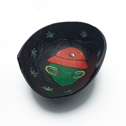 Alternative view of Mistiera per erbe decorata a mano - Made in Italy - Vari disegni