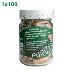 Alternative view of Purize Extra Slim Size 6mm - Organico - Barattolo da 100 filtri