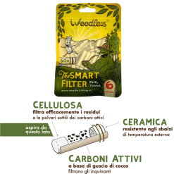 Alternative view of Weedlez Smart Filter - Phil Trino 6mm - Filtri ai Carboni Attivi