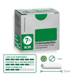 Filtri a Carbone Attivo SLIM 7mm