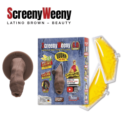 Screeny Weeny 6.0 - Beauty Latino/Brown - Pene finto Marrone
