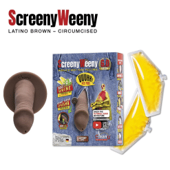 Screeny Weeny 6.0 - Circonciso Latino/Brown - Pene finto Marrone