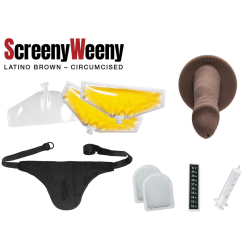 Alternative view of Screeny Weeny 6.0 - Circonciso Latino/Brown - Pene finto Marrone