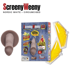 Screeny Weeny 6.0 - Circonciso Nordic White - Pene finto Bianco chiaro